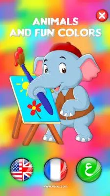 Animals and fun colors android App screenshot 7